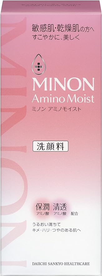 MINON Moist Creamy Wash, 3.5 oz (100 g), Sensitive Skin, Dry Skin, Pasty Facial Cleanser, Fine Foam, Moisturizing Wash - NewNest Australia