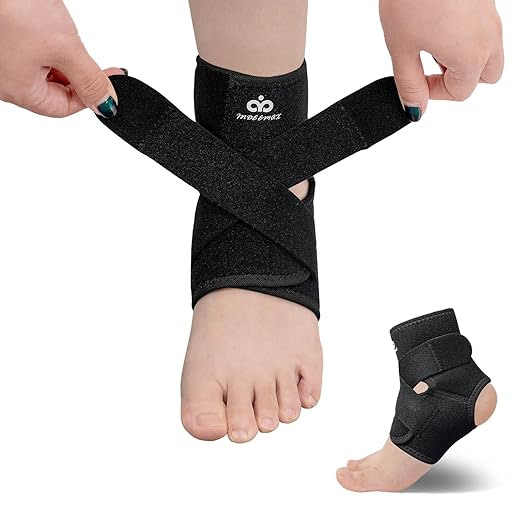INDEEMAX Ankle Support Fixed Ankle Protective Hard Supporter Protects Ankle Joints Includes 2 Auxiliary Belts Sports Climbing Unisex Unisex Left and Right Use - NewNest Australia