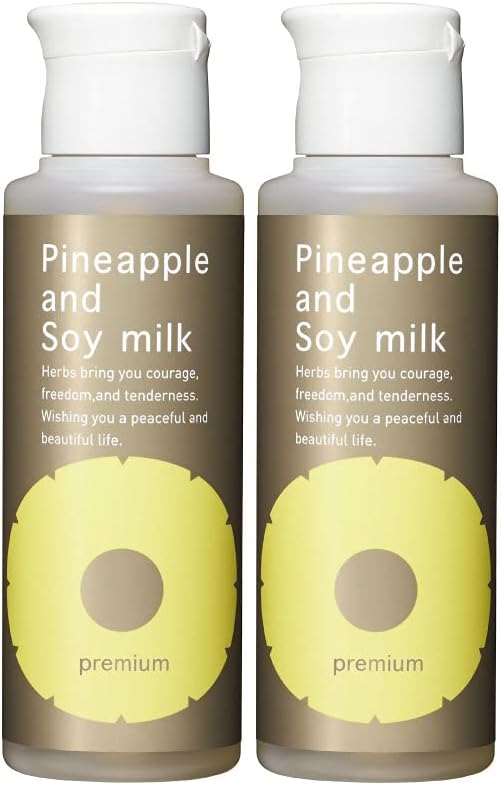 Suzuki Herb Laboratories Pineapple Soy Milk Lotion Premium 3.4 fl oz (100 ml) 2 Bottles for 2 Months (After Hair Removal, After Hair Removal, Unwanted Hair Care, Depression) - NewNest Australia