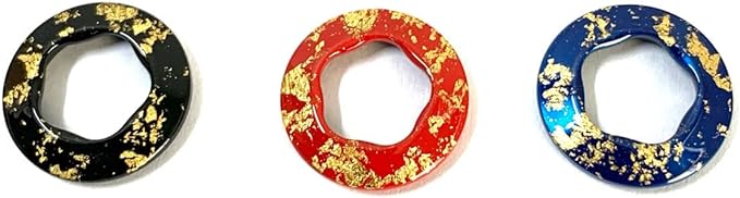 Compatible IQOS Irma Ring Set 3 Piece Set Black, Red, Blue Gold Gradient (Compatible) - NewNest Australia