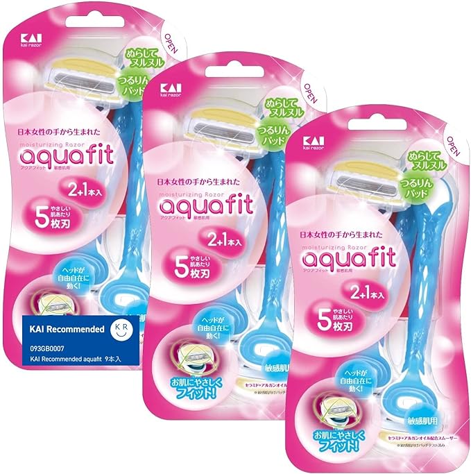 KR Aqua Fit Women's Disposable Razor, Pack of 9 - NewNest Australia