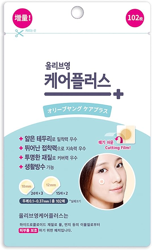 OLIVE YOUNG Care Plus Spot Patch, Pack of 102, Acne Patch - NewNest Australia
