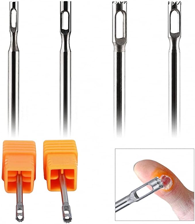 LALONA Fish Eye Bit Jagged (Foot Care Bit), Nail Machine Drill Bit (0.07 inch (1.8 mm) - NewNest Australia