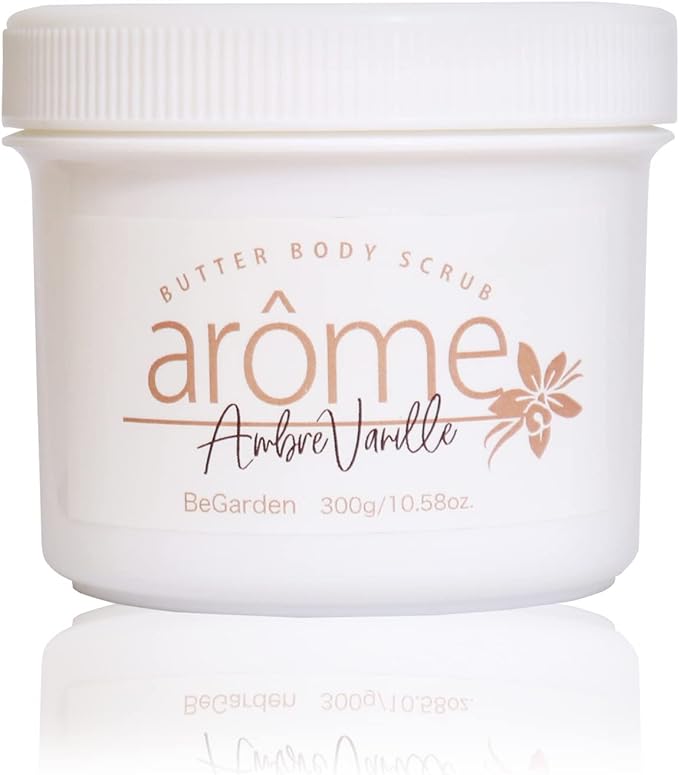 aroma Body Scrub, 10.6 oz (300 g), Body Care, Exfoliating Care, Moisturizing, Sensitive Skin, 7 Scents, Popular (Amber Vanilla) - NewNest Australia
