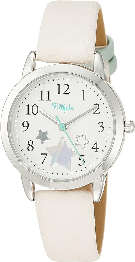 Fieldwork KDS010 Analog Float Hologram Print Leather Strap Watch, Ivory - NewNest Australia