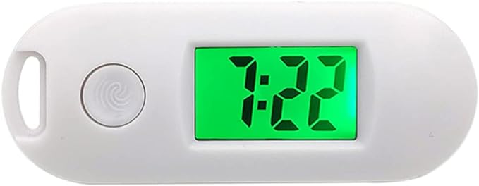 Student Keychain Watch Digital Electronic Watch Quiet Test Pocket Watch Highlight Pocket Watch, white - NewNest Australia