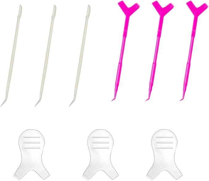 ZHEJIA 9 Pcs Eyelash Perm Self Kit Eyelashes Eyelash Plate Lifting Tool Curling Stick Eyelash Self Kit - NewNest Australia