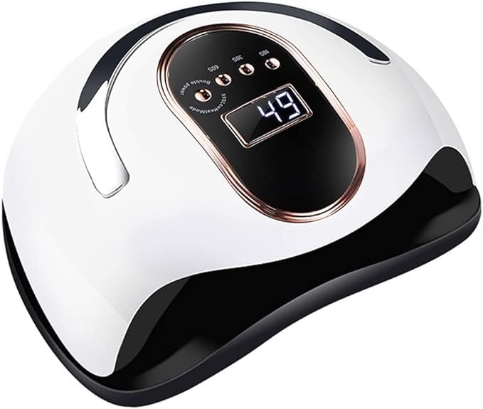 Elen Studio LED & UV Nail Light, UV Light for Curing Resin, 168W Nail Dryer with Automatic Sensor, 4 Stage Timer, Painless Low Heat Function, LCD Display, Compatible with All Gels, ABS - NewNest Australia