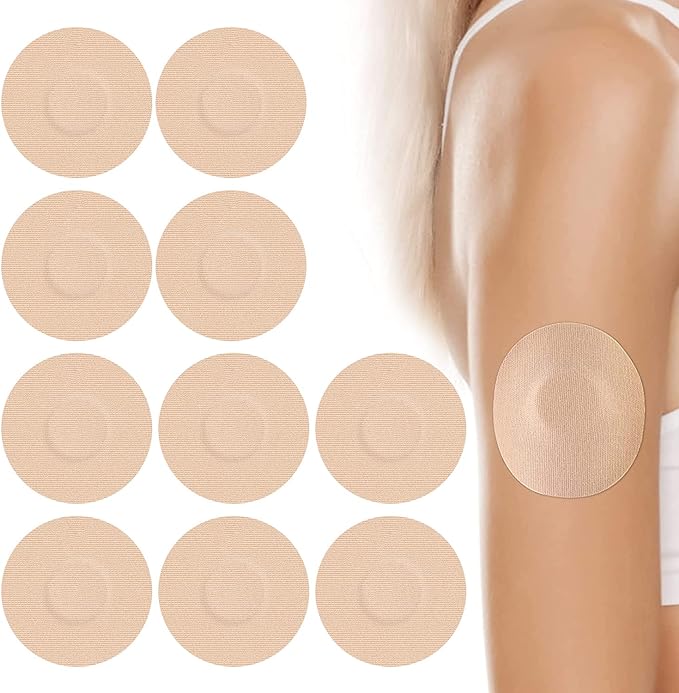 RICISUNG 10 PCS Libre Adhesive Patch Waterproof Libre Sensor Patch Protective Sticker Fixing Patch Nude Color (Nude Color) - NewNest Australia