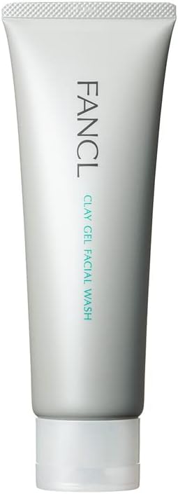 FANCL Mud Gel Facial Cleanser, 4.2 oz (120 g) (Approx. 60 Doses) Additive-Free (Pore Stain, Dark Heads, Strawberry Nose, Sensitive Skin) - NewNest Australia