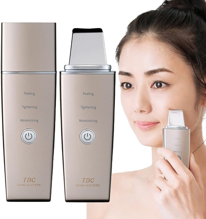 TBC Esthetic TBC Aqua Peel Clear Household Water Peeling EMS Ultrasonic Facial Beauty Device Waterproof Pore Care Exfoliating Cleansing Ion Care Tightening Moisturizing Whole Body Beauty - NewNest Australia