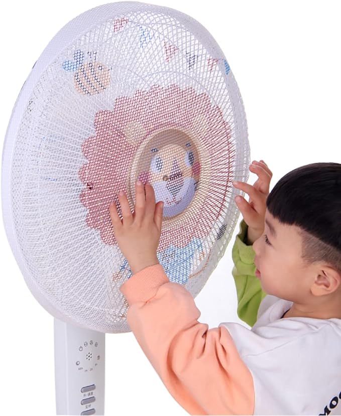 Qicai Xiaolu Fan Safety Cover, Fan Cover, Fan Cover, 9.1 - 17.7 inches (23 - 45 cm), Universal Safety Net, Fan Cover, For Kids, Anti-Sandwich Toe, Dustproof, Waterproof, For Household, 1 Piece, - NewNest Australia