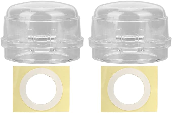 Stove Knob Cover for Child Safety, 2 Pack Gas Stove Knob Cover for Oven and Gas Knob Cover, Kitchen Safety Guard (Clear) - NewNest Australia