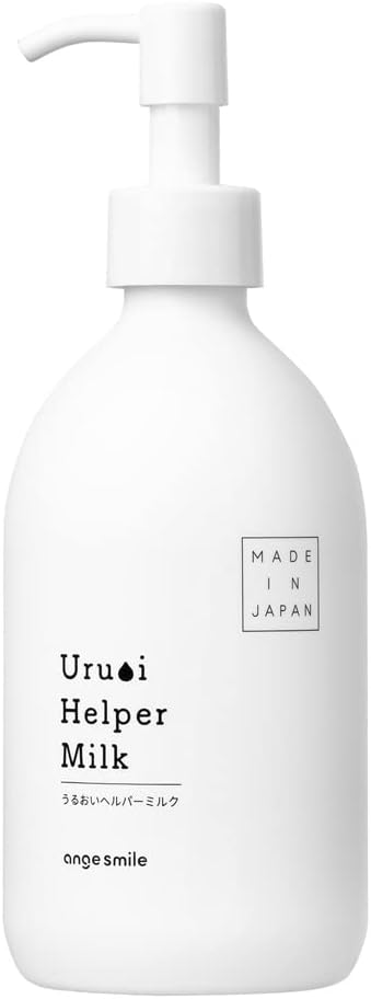 Ange Smile Moisturizing Helper Milk, 10.1 fl oz (300 ml), Made in Japan, Large Capacity, Formulated with Heparin Similar Substances, Highly Moisturizing, For Dry Skin, Body Cream - NewNest Australia