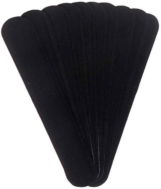 Sherry29 Sweat Pad, 10 Pieces, Sweat Sheet, Hat, Forehead, Hat Liner, Cap Liner, Shirt, Collar, Sleeves, Stain Absorbent, Sweatproof, Unisex, Anti-Fade, Prevents Heat - NewNest Australia