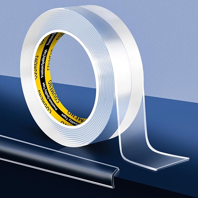 COUMENO Transparent Corner Protection, Furniture Corner Protection Tape, Home Nursery School, Kindergarten Classroom Safety Measures, Length 1.2 ft (3 m), Width 1.2 inches (30 mm), Thickness 0.1 inch (2 mm) - NewNest Australia