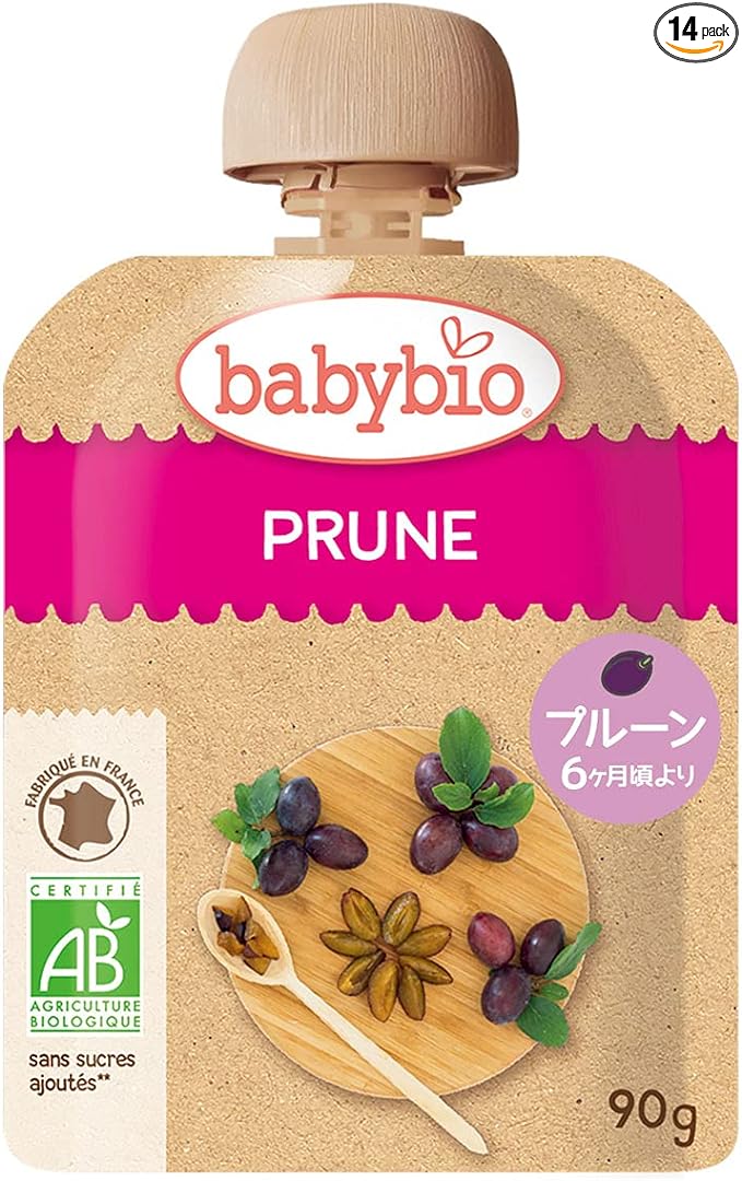 Mitoku Baby Bio Organic Baby Smoothie Prunes 3.2 oz (90 g) x 14 Packs - NewNest Australia