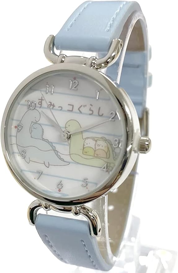 Sumikko Gurashi Children's Watch, Wristwatch, Girls, Goods, Sumikko Gurashi, 4. Blue D pattern - NewNest Australia