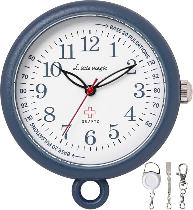 Nurse Watch [Cute and Professional Specification] [Official] [Paint Won't Fade] Pocket Watch Waterproof Watch Nurse Watch Unisex Little Magic - NewNest Australia