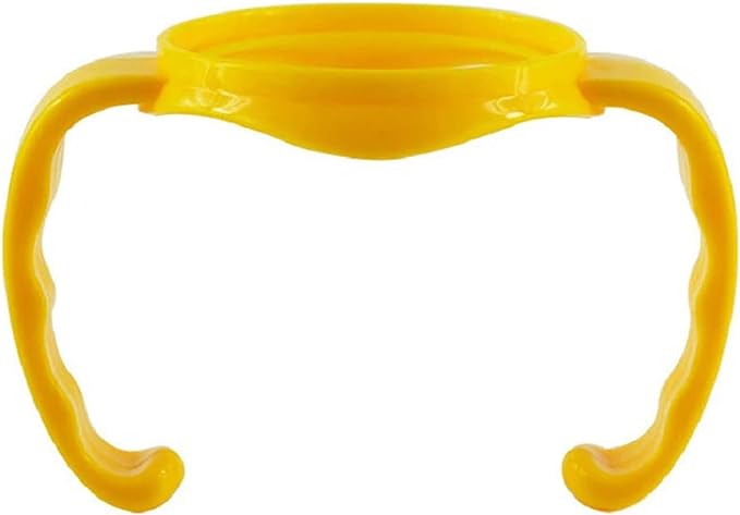 Bottle Grip, Pigeon Wide Neck Perfect for Bottles, Bottle Grip, Pigeon Wide Neck Bottle Handle, Ergonomic Easy to Hold Baby Bottle Handle (Yellow) - NewNest Australia