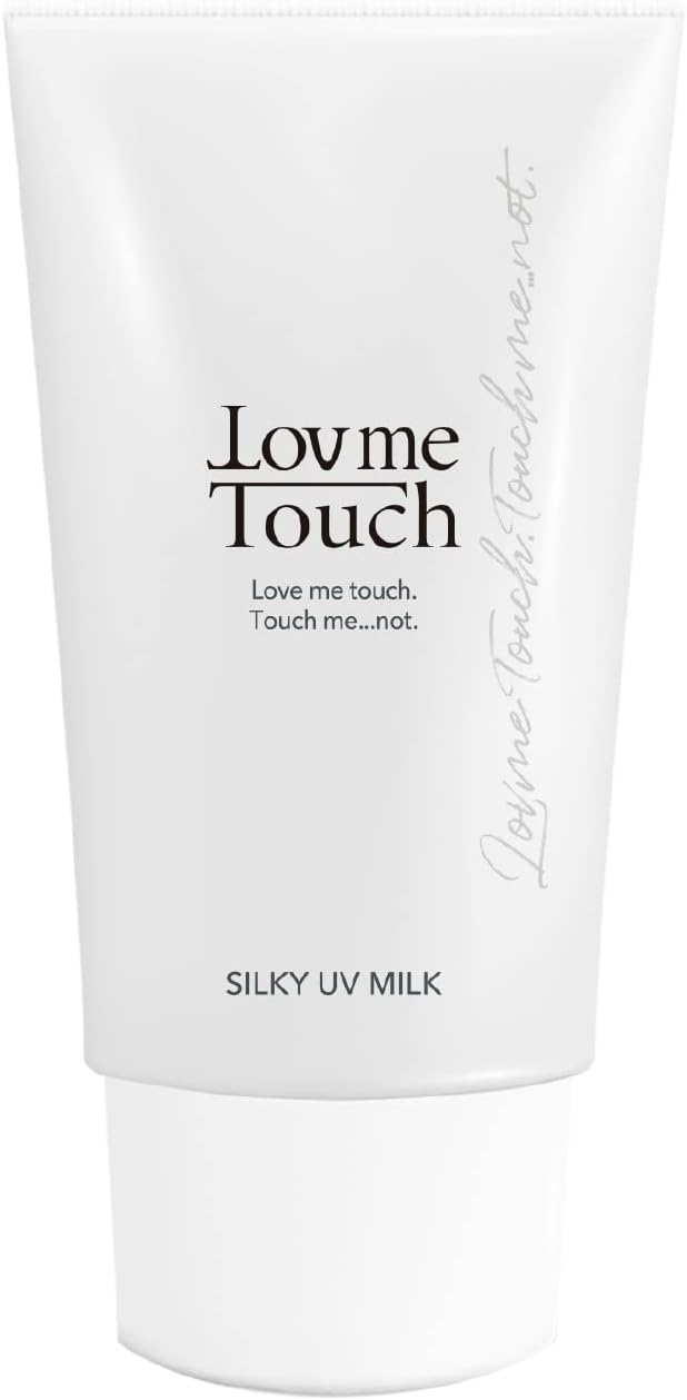 Love Me Touch Silky UV Milk, Spf50 PA+++++, 1.8 oz (50 g), Sunscreen, No UV Absorbent, Non-Chemical, Skin Care, Infants Tested, UV Protection, Fullerene, Ceramide, UV Protection, Eri Uehara - NewNest Australia
