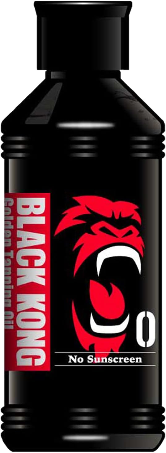 SPF0 So Black Body, Black Kong, Golden Tanning Oil, 6.1 fl oz (180 ml) BLACKKONG - NewNest Australia