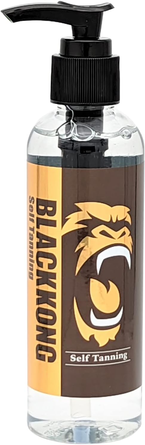 Black Kong Self-Tanning Lotion, Easy to Apply, Tanning, Blackkong, 6.1 fl oz (180 ml), Sunless SEXY, Brown Color, BODY ST Lotion, For Clean Bronze Skin - NewNest Australia