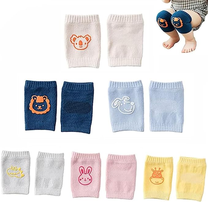 Hidetex Baby Kneepads, Cute, Cotton, Breathable, Soft, Anti-Scraping, Unisex - NewNest Australia