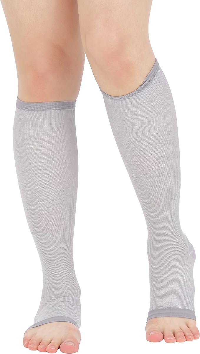 Dr.Feel Cool Elastic Socks Supervised by Doctors - Cool and Comfortable Even in Summer- [Uses Cool Feel Material] No Toes, For Both Feet (1 Pair) - NewNest Australia