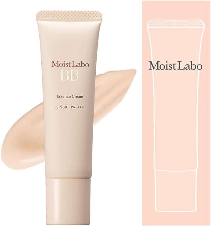 Moist Lab BB Essence Cream (Natural Beige), 1.1 oz (30 g), SPF50 PA++++ (High Moisturizing/Pore Cover), Made in Japan - NewNest Australia