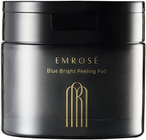 EMROSE BULE BRIGHT PEELING PAD (Blue Bright Peeling Pad), 6.1 fl oz (180 ml), Set of 40 Matte, Wiping Lotion, Wiping Lotion, Peeling Peeling Pad, Dry Skin, Sensitive Skin, Moisturizing, Whitening, Dullness, Korean Cosmetics, Skin Care - NewNest Australia