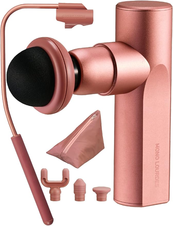Atex AX-HXL236pk Myofascial Release Gun, Shoulder, Back, Arms, Small, Lightweight, 8.8 oz (250 g), Monorurudo Plus Arm, Pink, Made in Japan - NewNest Australia