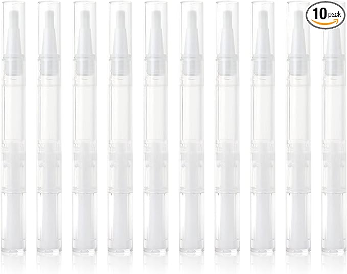 YXC Twist Pens, 10pcs 3ml Transparent Refill Makeup Containers, Empty Nail Oil Pens, Lip Oil Tubes, Rotatable Cosmetics, Refills, Containers, Nail Oil, Perfume, Tubes, Brushes, Travel Twist Pens (Set - NewNest Australia