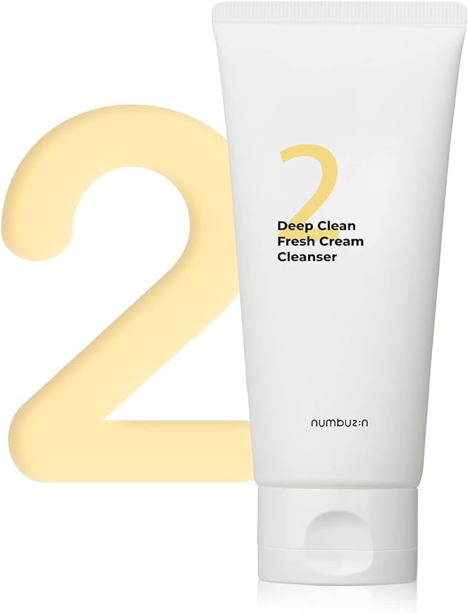 Numbuzin #2 W Cleansing Whip Foaming Facial Cleanser, 4.2 fl oz (120 ml) | Pore Cleansing, Moisturizing Ingredient, Dense Foam, Cleansing Foam, Korean Cosmetics, Korean Skin Care - NewNest Australia