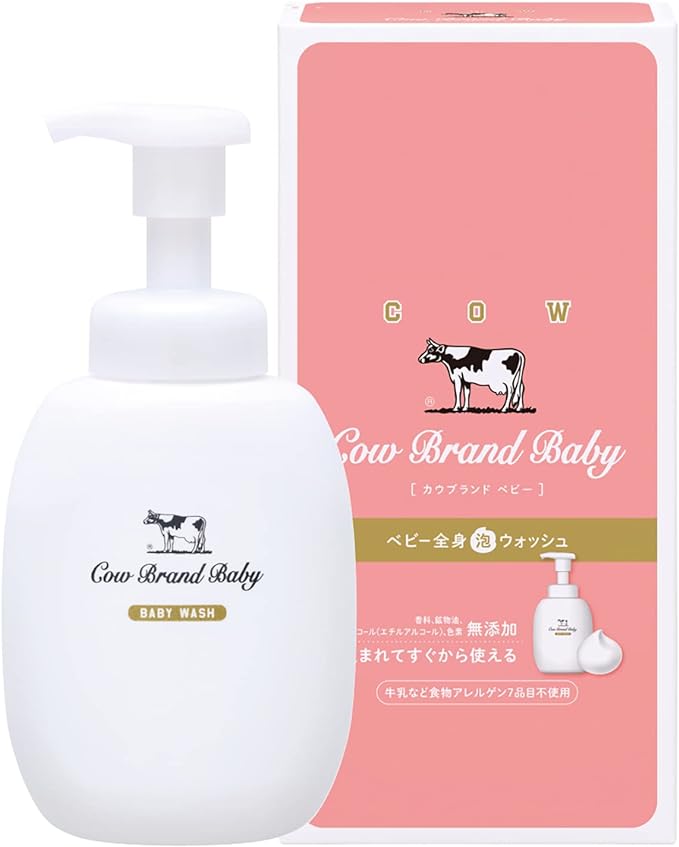 Cow Brand Baby Full Body Foam Wash with Pump 13.5 fl oz (400 ml) - NewNest Australia