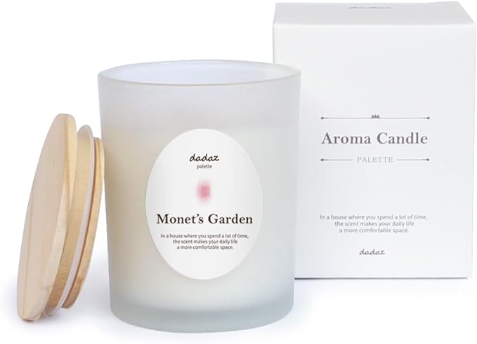 dadaz Aroma Candle Jar Candle Bergamot Lily Monet's garden - NewNest Australia