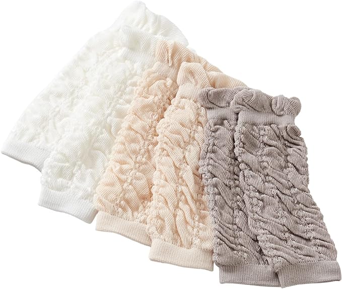 Kufuu Organic Leg Warmers, Made in Japan, Set of 3 Pairs, For Newborns to 1 Years Old - NewNest Australia