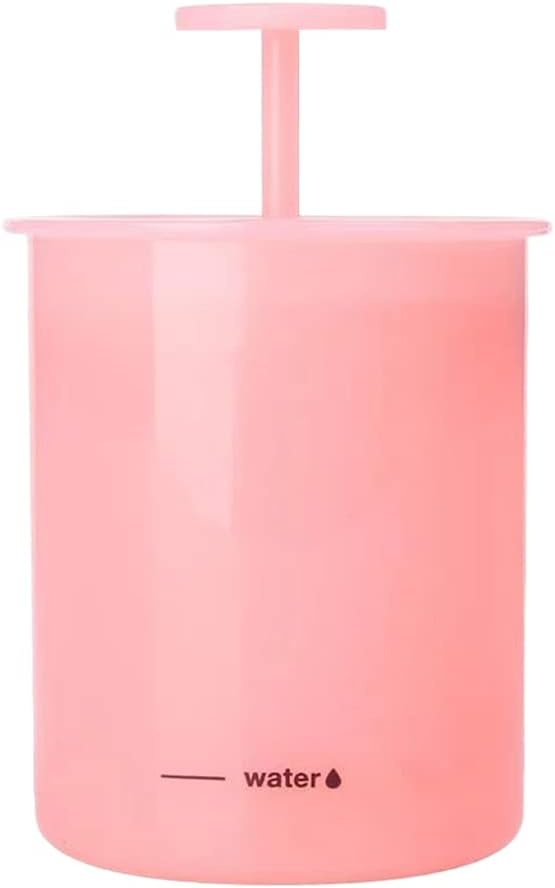 mecaponn Facial Cleansing Whisk, Facial Cleansing Foam, Facial Cleansing Whisk, 5.1 fl oz (150 ml), Foam, Cleansing Net, Portable, Shower, Bath, Face, Shampoo Convenient (Pink) - NewNest Australia