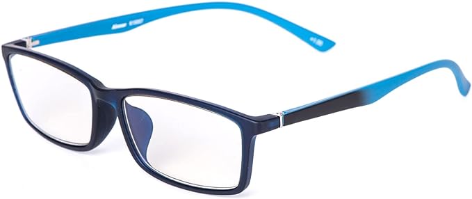 [C.AMOUR] Stylish Men's Reading Glasses, Blue Light Cut Glasses, Lightweight, Ultra Thin Lenses, Single Focus, Square TR90, Men's Senior Glasses, Mobile Reading Glasses, Case Included, For Computers, Smartphones, For PCs +1.0 to +3.5 - NewNest Australia
