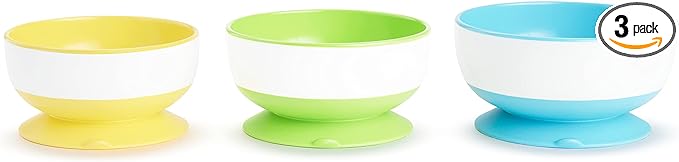 munchkin Munchkin FDMU49003P Sticky Suction Bowl, Set of 3 - NewNest Australia