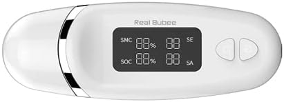 Skin Checker, Skin Checker, Moisture Checker, White, Skin Meter, Moisture Amount, Oil Contents, Elasticity, Skin Age, Skin Measurement, USB Rechargeable - NewNest Australia