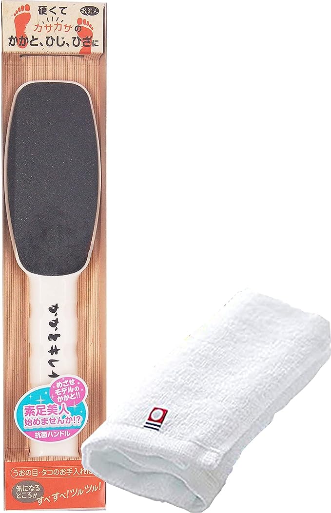 Azuma Shoji [Price As It Is With Imabari Towel] Heel Kirei 1 Piece / Dry Hard Heels, Etc., Ideal For Old Horny Care, Uonome, Octopus Eyes, Pumice, Traveling Beauty - NewNest Australia