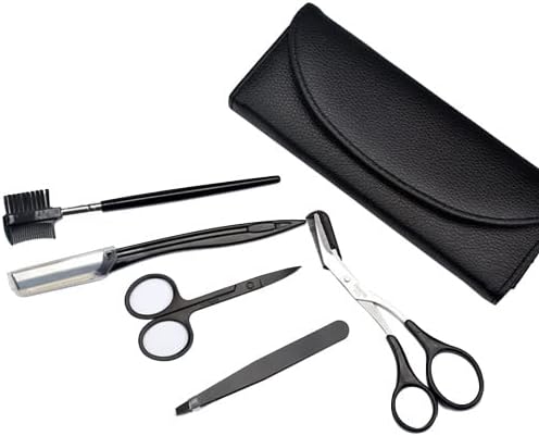 Eyebrow Set, Eyebrow Scissors, Comb, Tweezers, Razor, Eyebrow Cut, Men's, Women's, Eyebrow Etiquette, Care, Eyebrows, 6 Pieces - NewNest Australia