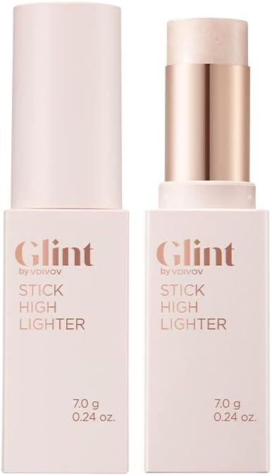 GLINT Official Stick Highlighter #01 Dewy Moon 7g Stick Highlighter #01 Dewy Moon 01 Dewy Moon 0.2 oz (7 g) Korean Cosmetics Korean Makeup Powder Face Powder Highlight Cheek Makeup Anti-Crumble Yebe - NewNest Australia