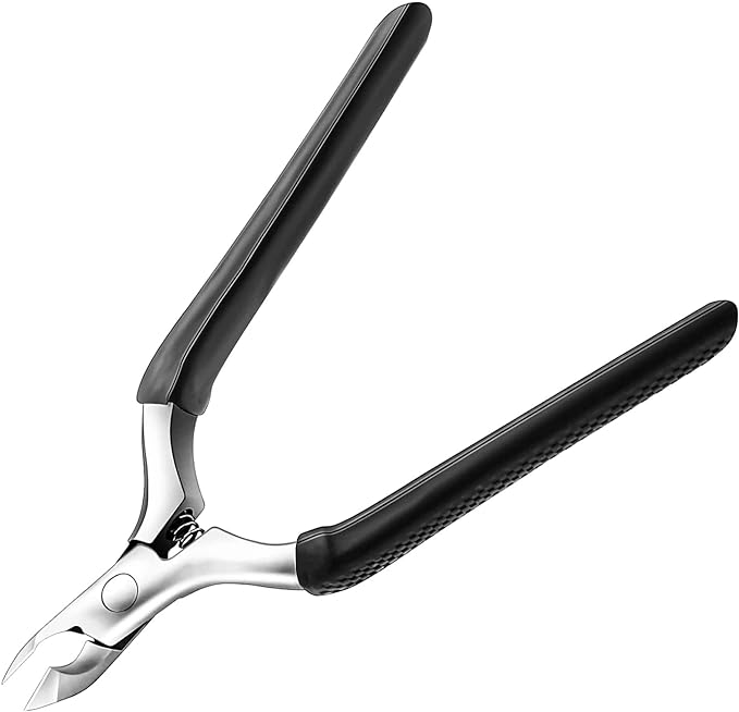 CGBE Cuticle Nippers Cuticle Nippers Cuticle Nippers Cuticle Removal Professional Anti-Slip Silicone Stainless Nail Nippers (Black) - NewNest Australia