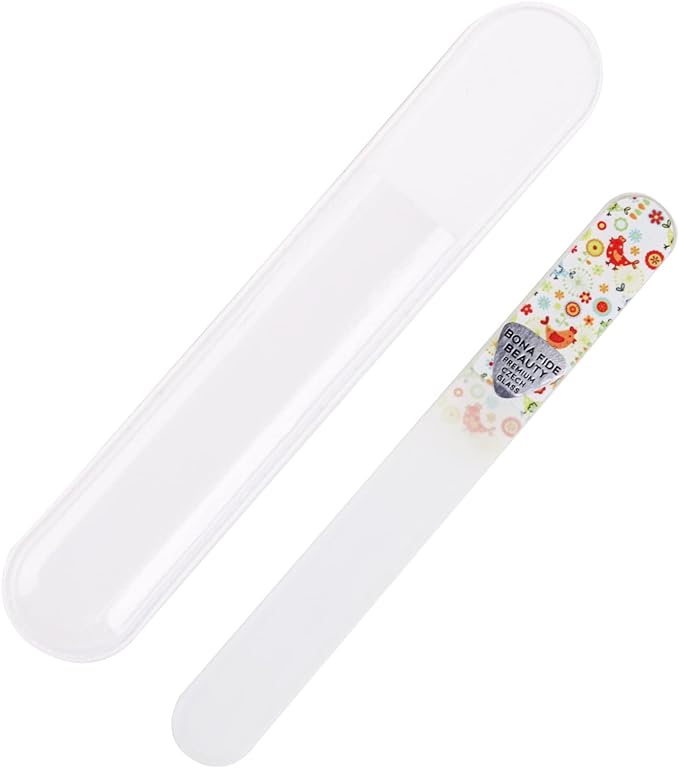 BONA FIDE BEAUTY Baby Nail File, Glass, Mini Nail File, Baby Nail File, Recommended Gift for Newborns, Infants and Children, Nail Care, Made in the Czech Republic, Bohemian Glass - NewNest Australia