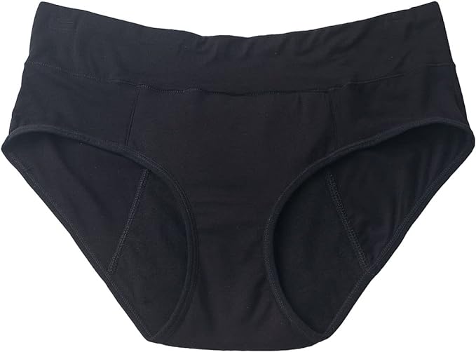 [KarlyShop Import] KalryShop import Sanitary Panties, No Napkins, For Menstrual Use, Day or Night, Urine Leak, Menstrual Blood Absorption, Waterproof, Menstrual Blood, Menstrual Blood, Panties, For Many Days, Rs9080 L, Black - NewNest Australia