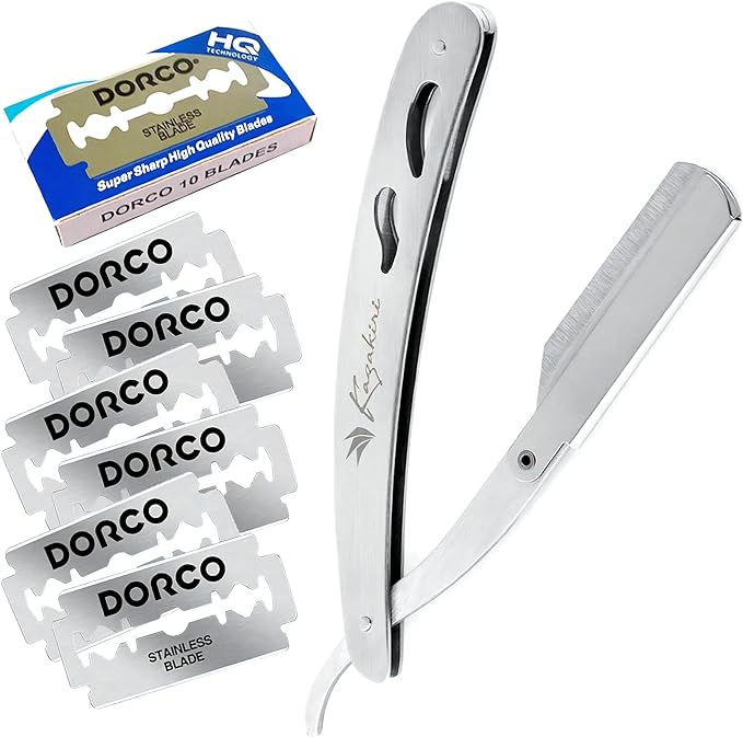 Kazakiri Inspirational Deep Shaving Razor, Face Shaving, 20 Replacement Blades (10 Blades), For Women, Women's, Eyebrows, Grows, Razor - NewNest Australia