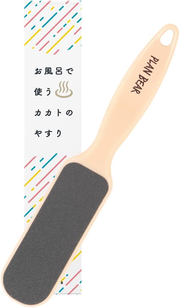 Heel File, For Use In Baths, Heel Exfoliating (Exfoliating Can Be Washed, Double-sided, Hard #100 / Soft #220 Pumice Stone Heel Care, 6.9 inches (17.5 cm) [Beakers] - NewNest Australia