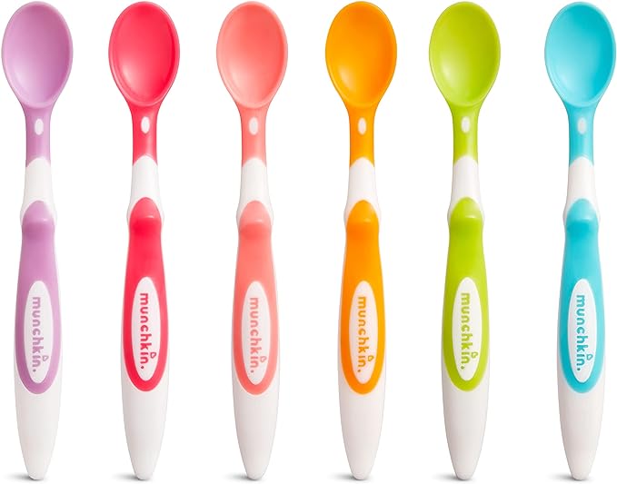 munchkin Munchkin FDMU10062P Soft Baby Food Spoons, Set of 6 - NewNest Australia